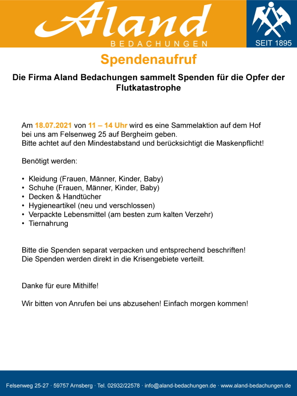 Spendenaufruf Aland 600x800